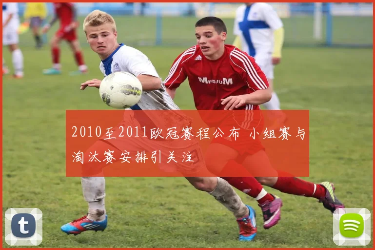 2010至2011欧冠赛程公布 小组赛与淘汰赛安排引关注